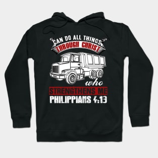 Can do all things through Christ who strengthens me Philippians 4:13 Hoodie